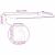 Cadru pentru cort retractabil Manual Alb 500 × 300 cm Aluminiu GartenMobel Dekor