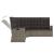 Set mobilier de grădină cu perne, 2 piese, gri, poliratan GartenMobel Dekor