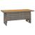 Set mobilier de grădină cu perne, 2 piese, gri, poliratan GartenMobel Dekor