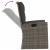 Set mobilier de grădină cu perne, 4 piese, gri, poliratan GartenMobel Dekor