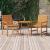 Set mobilier de grădină cu perne, 3 piese, lemn masiv acacia GartenMobel Dekor