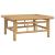 Set mobilier de grădină, cu perne alb crem, 3 piese, bambus GartenMobel Dekor