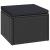 Set mobilier de grădină, negru, poliratan GartenMobel Dekor