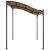 Baldachin, gri taupe, 2x2,3 m, 180 g/m², țesătură și oțel GartenMobel Dekor