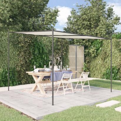 Foișor, alb, 3x3 m, 180 g/m², material textil și oțel GartenMobel Dekor