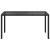 Masă de Grădină Negru 150 x 90 x 75 cm poliratan GartenMobel Dekor