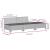 Set fotoliu de grădină 3 piese cu perne, gri, poliratan GartenMobel Dekor