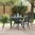 Scaun pentru Grădină 4 pcs Antracit 56 x 65 x 89 cm Oțel GartenMobel Dekor