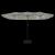 Umbrelă de grădină cu două capete/LED, alb nisipiu, 449x265 cm GartenMobel Dekor