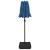 Umbrelă de grădină cu două capete/LED-uri, azuriu, 316x145 cm GartenMobel Dekor