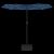 Umbrelă de grădină cu două capete/LED-uri, azuriu, 316x145 cm GartenMobel Dekor