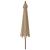 Umbrelă de soare de grădină stâlp din lemn gri taupe 400x273 cm GartenMobel Dekor