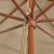Umbrelă de soare de grădină stâlp din lemn gri taupe 400x273 cm GartenMobel Dekor