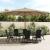 Umbrelă de soare de grădină stâlp din lemn gri taupe 400x273 cm GartenMobel Dekor