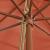 Umbrelă de soare de grădină stâlp din lemn cărămiziu 400x273 cm GartenMobel Dekor