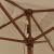 Umbrelă soare de grădină stâlp din lemn taupe 198x198x231 cm GartenMobel Dekor