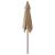 Umbrelă soare de grădină stâlp din lemn taupe 198x198x231 cm GartenMobel Dekor