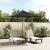 Umbrelă soare de grădină stâlp din lemn negru 198x198x231 cm GartenMobel Dekor