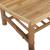Set mobilier de grădină cu perne alb crem, 2 piese, bambus GartenMobel Dekor