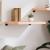 Poliță de perete, 60x50x(2-6) cm, lemn masiv de stejar netratat GartenMobel Dekor