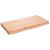 Raft de perete maro deschis 80x40x(2-6) cm lemn stejar tratat GartenMobel Dekor