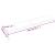 Raft de perete maro deschis 140x30x(2-4) cm lemn stejar tratat GartenMobel Dekor