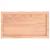 Blat masă, 80x40x(2-4) cm, maro, lemn tratat contur organic GartenMobel Dekor