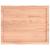 Blat masă, 80x60x(2-4) cm, maro, lemn tratat contur organic GartenMobel Dekor