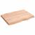 Blat masă, 80x60x(2-6) cm, maro, lemn tratat contur organic GartenMobel Dekor