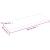 Blat masă, 100x40x(2-4) cm, maro, lemn tratat contur organic GartenMobel Dekor