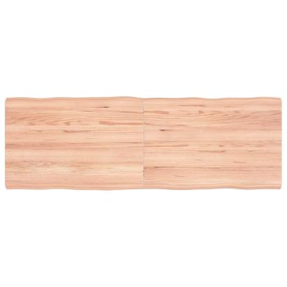 Blat masă, 120x40x(2-4) cm, maro, lemn tratat contur organic GartenMobel Dekor