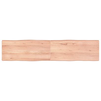 Blat masă, 180x40x(2-6) cm, maro, lemn tratat contur organic GartenMobel Dekor