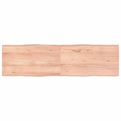 Blat masă, 180x50x(2-6) cm, maro, lemn tratat contur organic GartenMobel Dekor