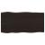 Blat masă, 80x40x(2-4) cm, maro, lemn tratat contur organic GartenMobel Dekor