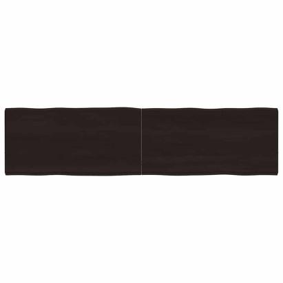 Blat masă, 160x40x(2-4) cm, maro, lemn tratat contur organic GartenMobel Dekor