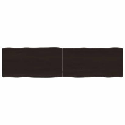 Blat masă, 160x40x(2-6) cm, maro, lemn tratat contur organic GartenMobel Dekor