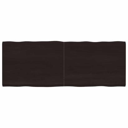 Blat masă, 160x60x4 cm, gri, lemn stejar tratat contur organic GartenMobel Dekor