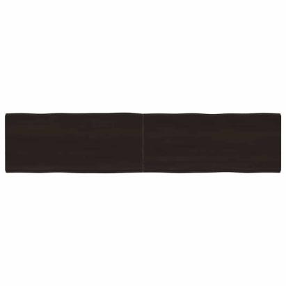 Blat masă, 180x40x(2-4) cm, maro, lemn tratat contur organic GartenMobel Dekor