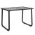 Set mobilier de grădină, cu perne, antracit, 3 piese, oțel GartenMobel Dekor