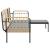 Set mobilier de grădină cu perne bej, 3 piese, poliratan GartenMobel Dekor