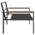 Set mobilier de grădină, cu perne, antracit, 3 piese, oțel GartenMobel Dekor