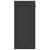 Dulap depozitare de exterior, negru, 65x37x85 cm, PP GartenMobel Dekor