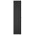 Dulap depozitare de exterior, negru, 65x37x165 cm, PP GartenMobel Dekor