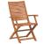 Scaune de grădină pliante, 4 buc. 57x66x95 cm lemn masiv acacia GartenMobel Dekor
