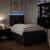 Pat box spring cu saltea, maro închis, 120x200 cm, textil GartenMobel Dekor