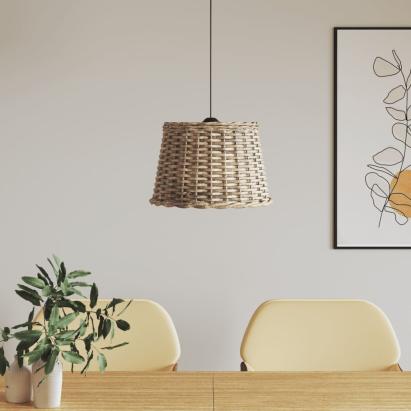 Abajur lustră, maro, Ø40x26 cm, răchită GartenMobel Dekor