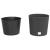 Jardinieră cu interior detașabil, antracit 15 / 15,3 L PP ratan GartenMobel Dekor