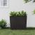 Jardinieră cu interior detașabil, maro, 12 / 44 L, PP ratan GartenMobel Dekor