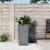 Jardinieră cu interior detașabil, gri, 21/49 L, PP aspect beton GartenMobel Dekor