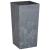Jardinieră cu interior detașabil, gri, 21/49 L, PP aspect beton GartenMobel Dekor